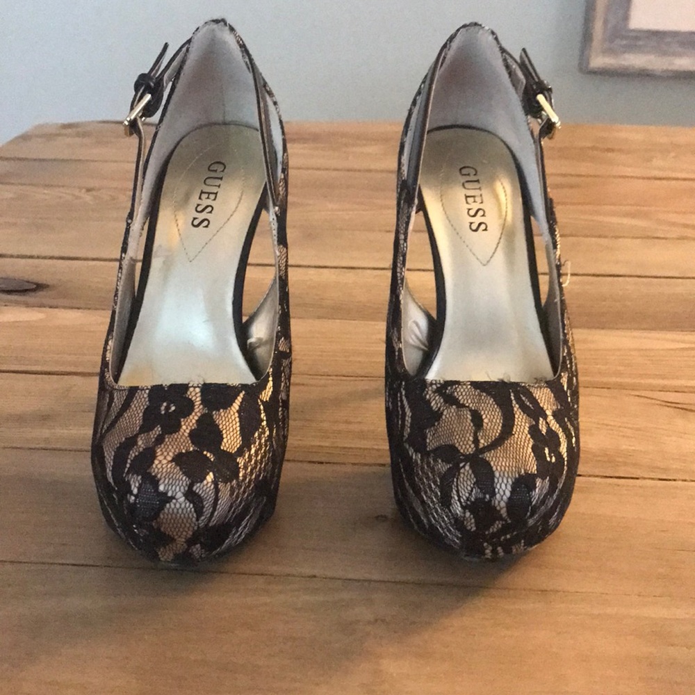 Lace Guess heels